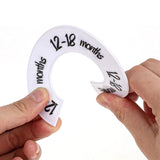 6Pcs Closet Dividers Unisex Clothes Size Age Dividers Closet Wardrobe Clothing Organizer