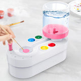 Paint Brush Cleaner and Paint Station Art Supplies Pink