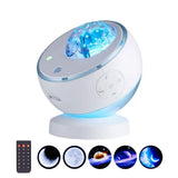 16 Color Aurora Projector with Bluetooth Speaker Rechargeable for Car Camping