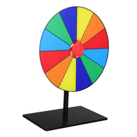 12-Slot 20cm Tabletop Lucky Prize Wheel – Spin Game for Parties & Raffles