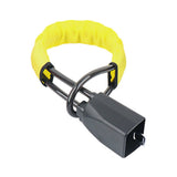 Car Steering Wheel Lock Adjustable Security Lock Device with 3 Keys Yellow