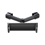360-Degree Rotating Tablet Phone Holder for Car Backseat Adjustable iPad Holder Mount Black