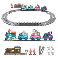 Toddler Electric Train Set – Magnetized Train Toy with Music Lights and Tracks