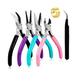 DIY Beading Jewelry Making Kit with Pliers Tweezers and Ring