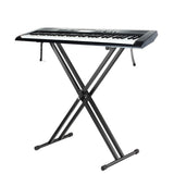 Folding Double-Braced X Keyboard Stand Adjustable Height