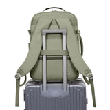 4Pcs Set Travel Luggage Bags 40L Backpack fits 17" Laptop with 3 Packing Cubes Green