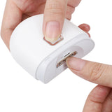 Electric Nail Clipper with LED Light Automatic Nail File Grooming Tool