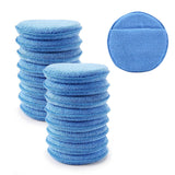 18 PCS Car Wax Applicator Pad 5 Inch Foam Microfiber Applicator Pad for Car Buffing