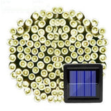 Garden Decoration Solar String Lights Outdoor with 8 Modes Warm White