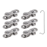6 Pairs 6 7 8 Speed Speed Bike Chain Master Link Connector with 1 Hook Bike Chain