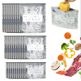 30 Pack Reusable Aluminum Foil-Free Freezer Bags – Food Storage Pouches