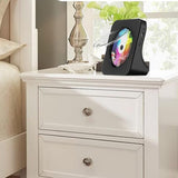 Bluetooth CD Player for Home Desktop Stereo Music Player with LED Display with Remote Control for Bedroom Living Room Black