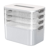 4 Layer Clear Craft Storage Box Detachable with Carry Handle