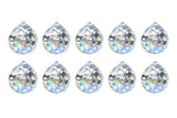 10Pcs Set Glass Ball Prism Pendants Chandelier Hanging Sun Catchers Home Room Decor