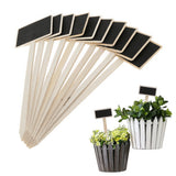 10 Mini Chalkboard Stakes for Garden Indoor Plant Planter