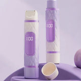 2-in-1 Dual-Head Electric Hair Remover Trimmer for Women Body Purple