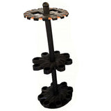 Rotating Fishing Rod Holder for Garage Floor Rack Holds Up to 16 Rods Combos for Home Tackle Shop