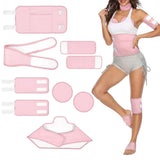 9PCS Reusable Castor Oil Pack Set – Organic Cotton for Neck  Waist & More Pink