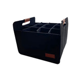 12-Compartment Bottle Wine Tote Bag Wine Carrier Tote Black
