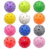 12 PCS TPE 26 Hole Training Balls High Visibility Indoor Outdoor