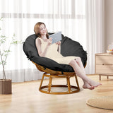 Water-Resistant Papasan Cushion Cover Removable Zippered Chair Seat Pad Slipcover