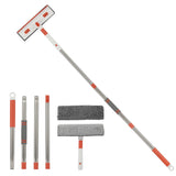 4-in-1 Rotatable Window Cleaning Kit with Extension Pole & Bendable Head