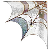 2Pcs Spiderweb Door Topper Halloween Door Corner Decoration