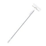 3-in-1 Multifunctional Scrape Cleaning Brush Rotating Corner Floor Scrub Brush with Long Handle White