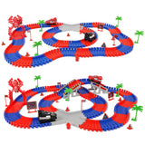212Pcs Spider Toys Set for Boys – Spider Race Track with 2 Cars Birthday Gift