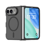Easy Attached PC TPU Phone Case Compatible With iPhone Duo with Wireless Charging Black