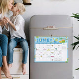 2025 Wall Calendar 18-Month Hanging Calendar with Notes Area for or Home Office