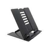For Reading Book Stand Adjustable Metal Book Holder Black