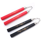 2-Pack Foam Nunchaku Martial Arts Training Sticks for Beginners