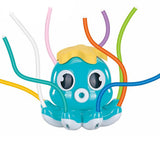 Outdoor Water Spray Sprinkler Funny Octopus Sprinkler Toys Green
