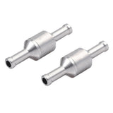 2 PCS One Way Non Return Check Valve for Fuel Petrol Diesel Small