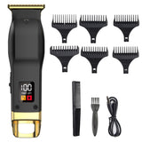 Beard Trimmer for Men Rechargeable Men's Hair Clippers & Razor Black Gold