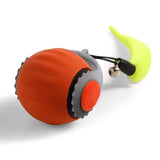 2 Speed Modes Interactive Speedy Tail Pet Toy USB Rechargeable for Cats Dogs Orange