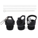 3 PCS Straw Lids for Hydro Flask Standard Mouth with 2 Straws Brush