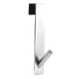 Shower Hooks Bathroom Glass Door Towel Hanger Stainless Steel Hook Silver