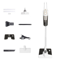 3-in-1 Handheld Stick Vacuum Cleaner Cordless Upright Vacuum Mop with Mite Removal Function White