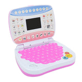 Educational Laptop Toy with Music Bilingual Learning for Ages 4 Years Pink