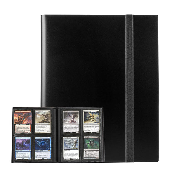 160-Pocket Card Binder for Trading Card Game Card Collection Book Black