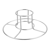 Beer Can Chicken Holder Stainless Steel Stand with Handle for Grill & Smoker Style 1