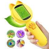 Kids Portable Microscope Mini Digital Microscope with LED Lights Yellow
