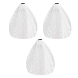 3Pcs Extra Large Mesh Laundry Bags Wash Bags with Drawstring for Bed Linen Coats Jackets