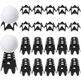 Reusable Plastic Golf Tees Lightweight for Indoor and Outdoor Golf Practice Black