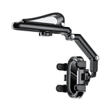 360 Rotating Car Phone Stand Multifunction Car Sun Visor Smart Phone Holder - Black