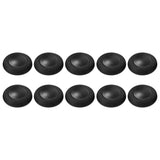 10 PCS TPU Thumb Grip Caps for PS4 and PS5 Controller Joysticks Black
