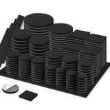 Felt Furniture Pads 300 Pieces, Furniture Pads for Hardwood Floors Felt Pads for Chair Legs Black