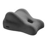Ergonomic Memory Foam Reading Pillow for Bed and Sofa Grey